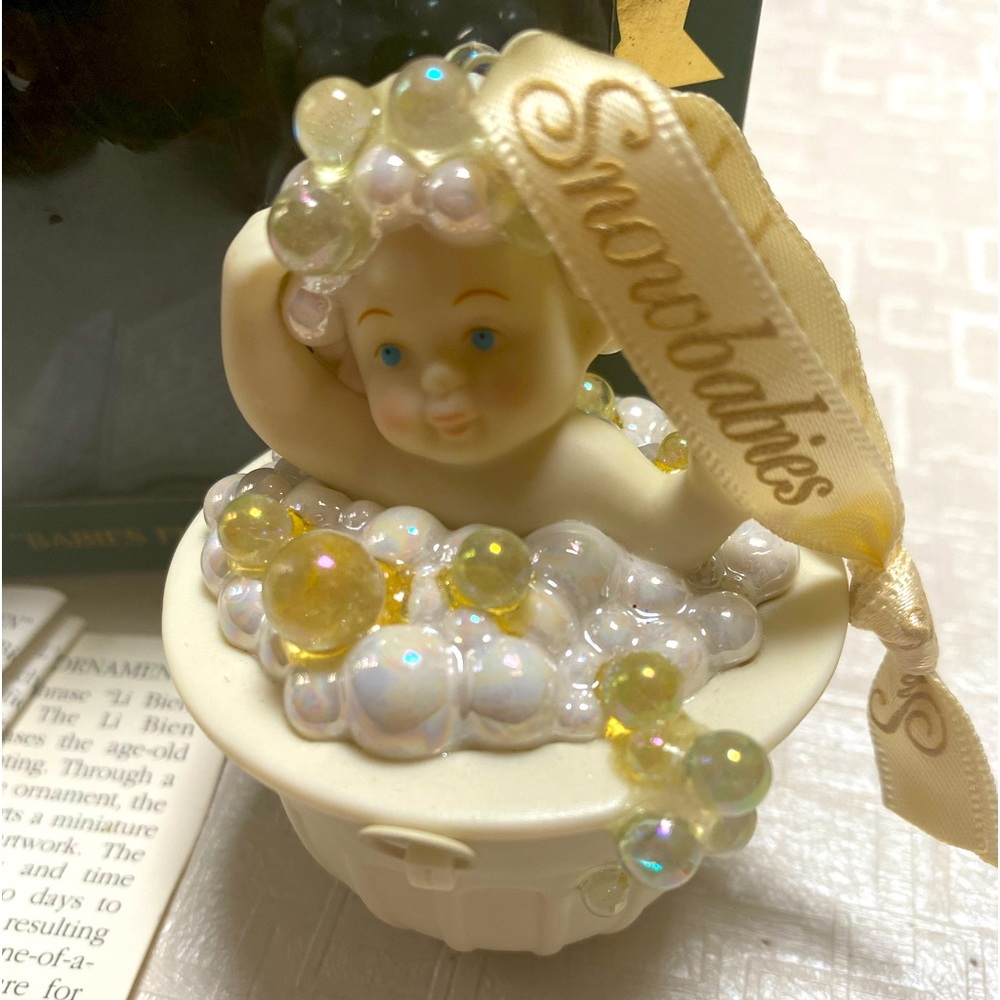 Department 56 Babies Bubble Bath Christmas ornament